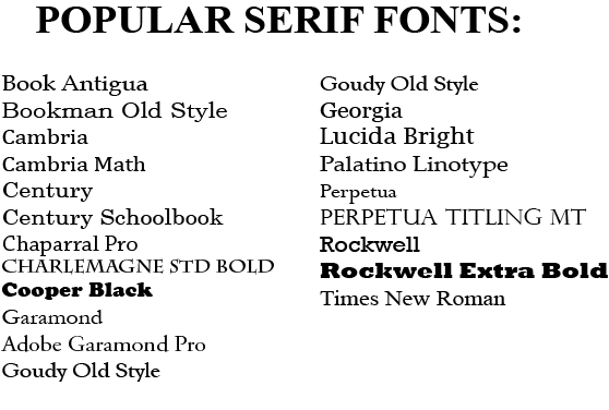 What font choices are there for my text? | Bulletin Bag