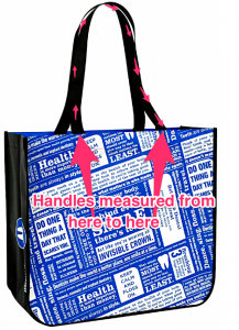 Handle length for custom bags