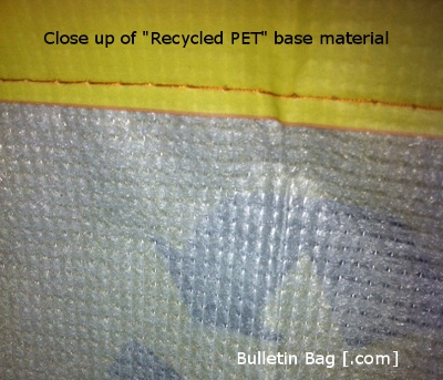 Recycled PET custom bags base material