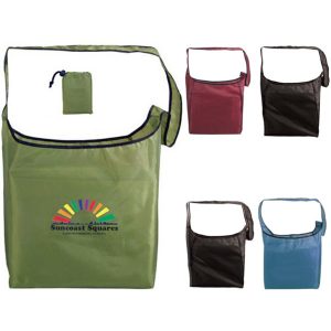 Recycled PET Folding Sling Tote Bag