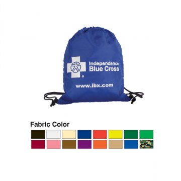 USA Made Nylon Drawstring Backpack