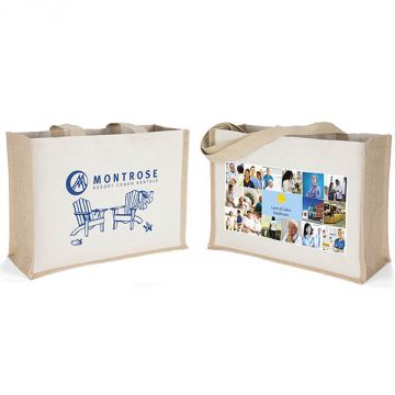 Cotton and Jute Tote Bag