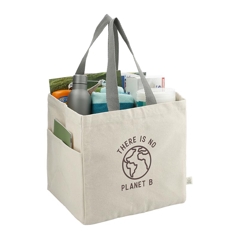 Organic Cotton Bags - Heavy Canvas Tote Bags w/ Bottom Gusset