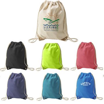 Economy Cotton Drawcord Backpack