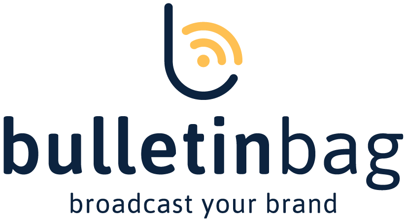 Bulletin Brands - Broadcast Your Brand Logo><br><br>
<nav class=