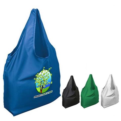 Recycled Packaway Tote, Reusable Bags Made From Recycled Materials