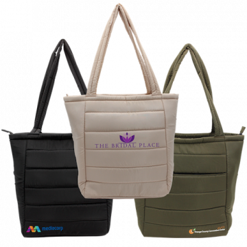 Recycled Puffer Shoulder Bag