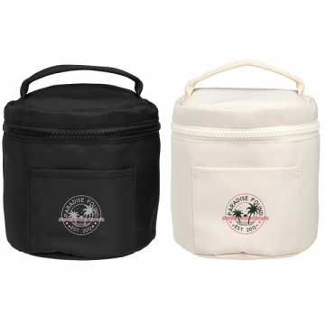 Wellable Recycled Round Travel Case