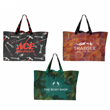 Double Handle Oversized Woven Bag