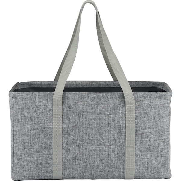 Large utility tote charcoal crosshatch best sale