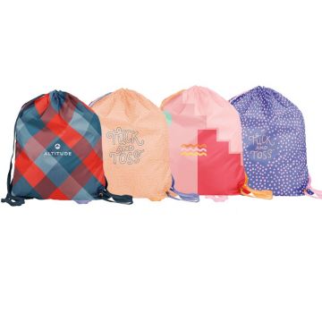 Full Color Ripstop Drawstring Backpack