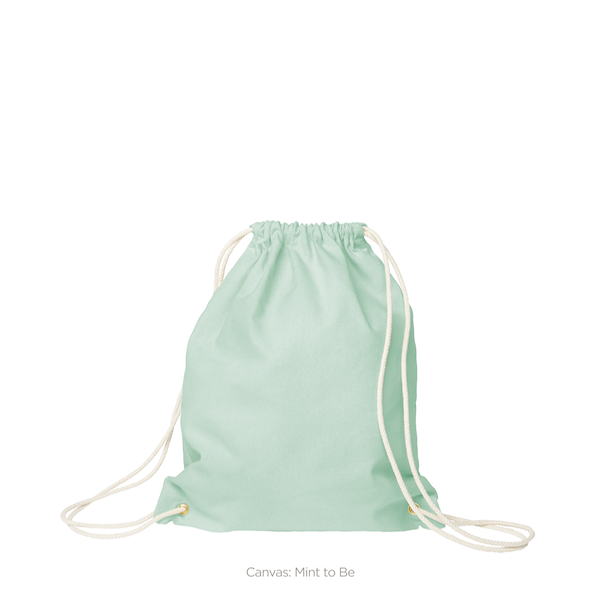 Colored Cotton Drawstring Backpack | Custom Cotton Cinchpacks