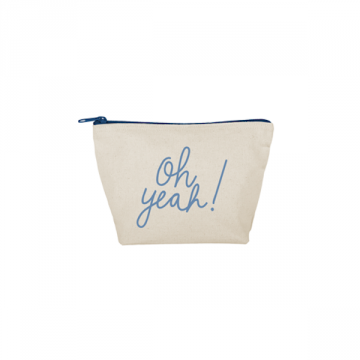 Natural Cotton Makeup Pouch