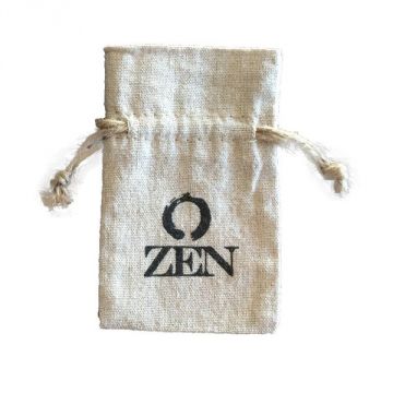 Small Linen Drawstring Bag