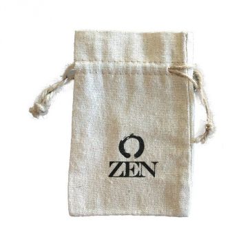 Medium Linen Drawstring Bag