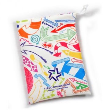 Dye Sublimated Drawstring Pouch