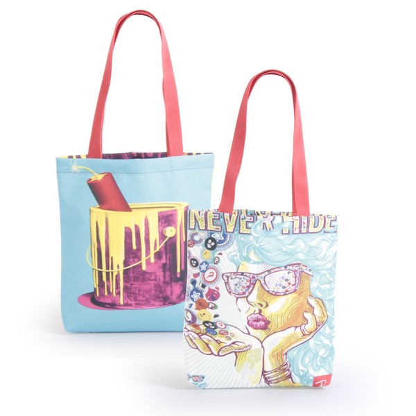 Dye Sublimated Document Tote, Custom USA Made Bags