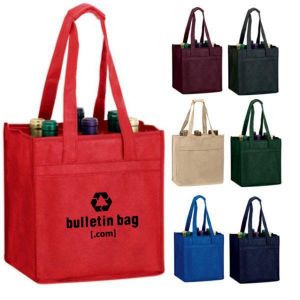 Reusable Wine Bags Six Bottle Bag Bulletinbag Six Bottle Bag