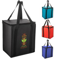 Square Zip Insulated Grocery Bag Square Zip Insulated Grocery Bag