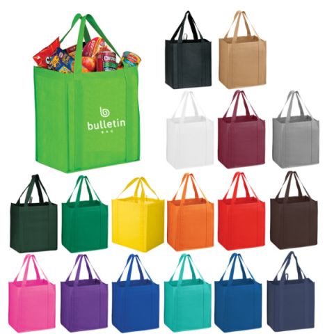 Laminated Recycled Custom Shopping Bags, Bulk