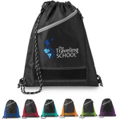 Sporty Cinchpack with Mesh Panel Sporty Cinchpack with Mesh Panel
