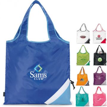 Drawstring Latitudes Foldaway Shopper