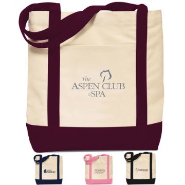 Small Cotton Canvas Boat Bag