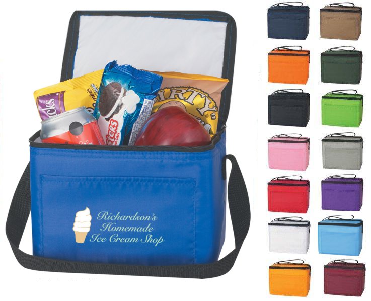 insulated six pack cooler bags