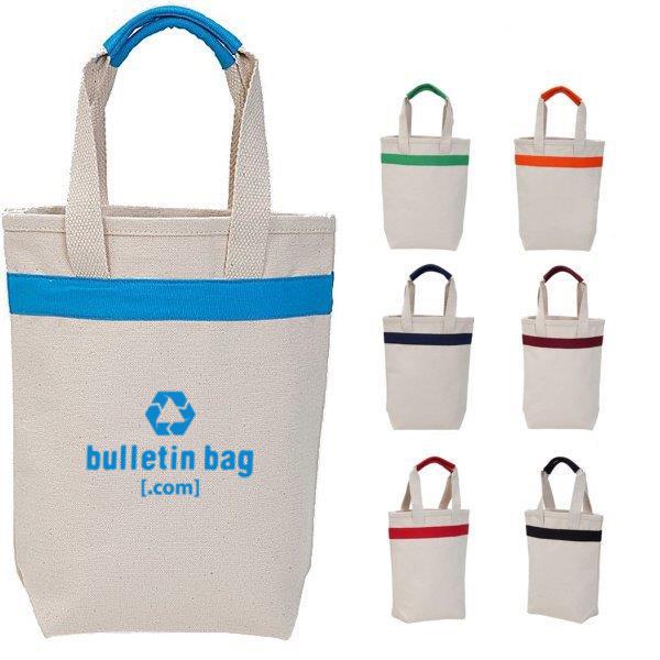 Recycled Cotton Tote Bags | Divided Recycled Canvas Gift Bag | Bulletin Bag [.com]