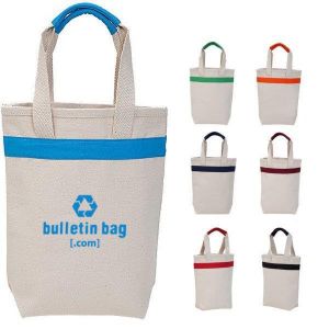 Recycled Cotton Tote Bags Divided Canvas Gift Bag Divided Recycled Canvas Gift Bag