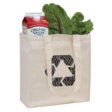Wide Gusset Organic Grocery Tote
